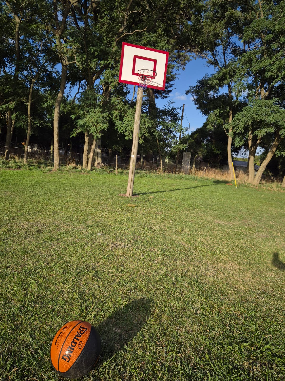 Aro de básquet en Quinta Amancay